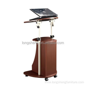 Height Adjustable Portable Wooden Laptop Stand